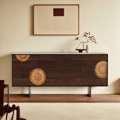 Buffet minimaliste de style rétro
