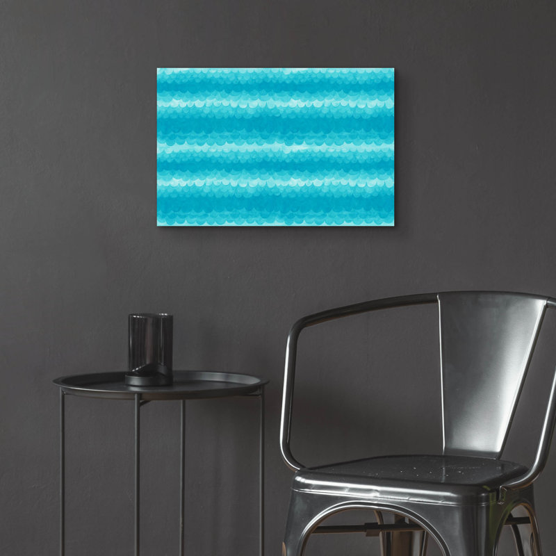«Water Scallops» par Hello Angel, H 16 po x l 24 po x P 0,2 po