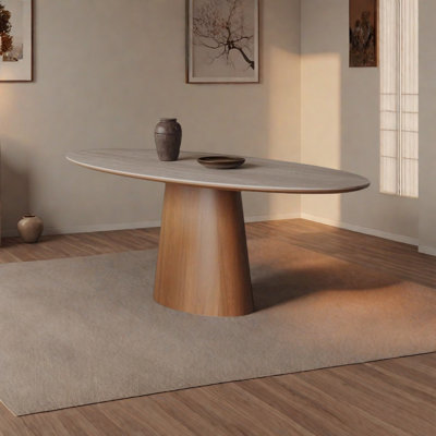 French Elegant Oval Dining Table