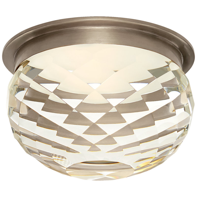 Hillam 1 - Light LED Flush Mount, Antique Nickel