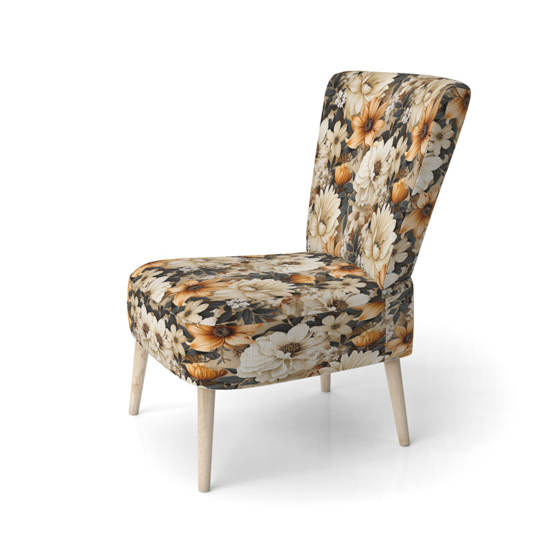 Chaise d'appoint rembourrée Earthy Elegance