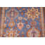 Tapis oriental bleu à motif géométrique traditionnel 4 x 6