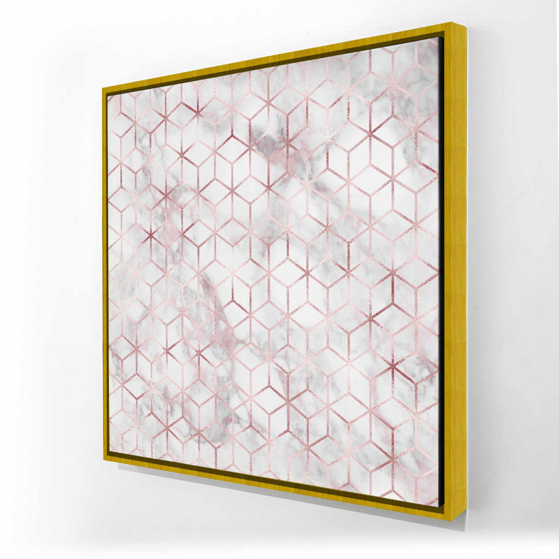 Symmetry - Toile encadrée moderne grise pour la décoration intérieure