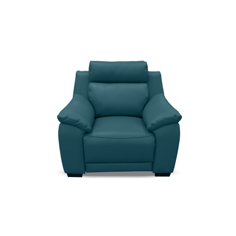 Liekele Upholstered Armchair, Turquoise