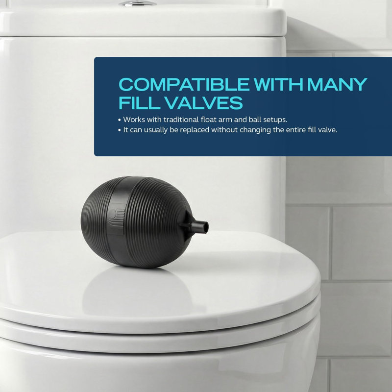 Robinet ajustable flottant pour réservoir de toilette pour toilette standard