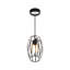 1 - Light Matte Black Chandelier Pendant