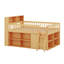 Lit mezzanine avec rangement, tête de lit avec lumière DEL-122652972-122652973