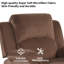 Fauteuil inclinable en microfibre l 34,8 po-817196383
