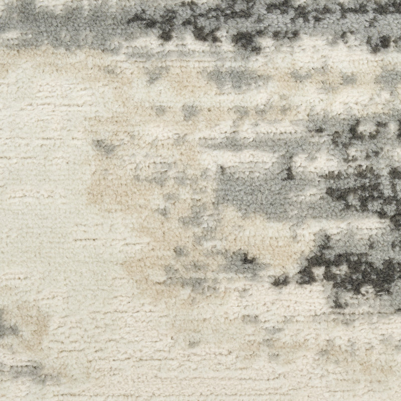 Wrought Studio™ Casson Grey Multicolor Modern Indoor Rug, Runner 2'2" x 7'6"