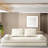 86.6" Multifunctional Convertible Sofa Bed with 2 Tumbler Backrests and 2 Pillows-1135298233
