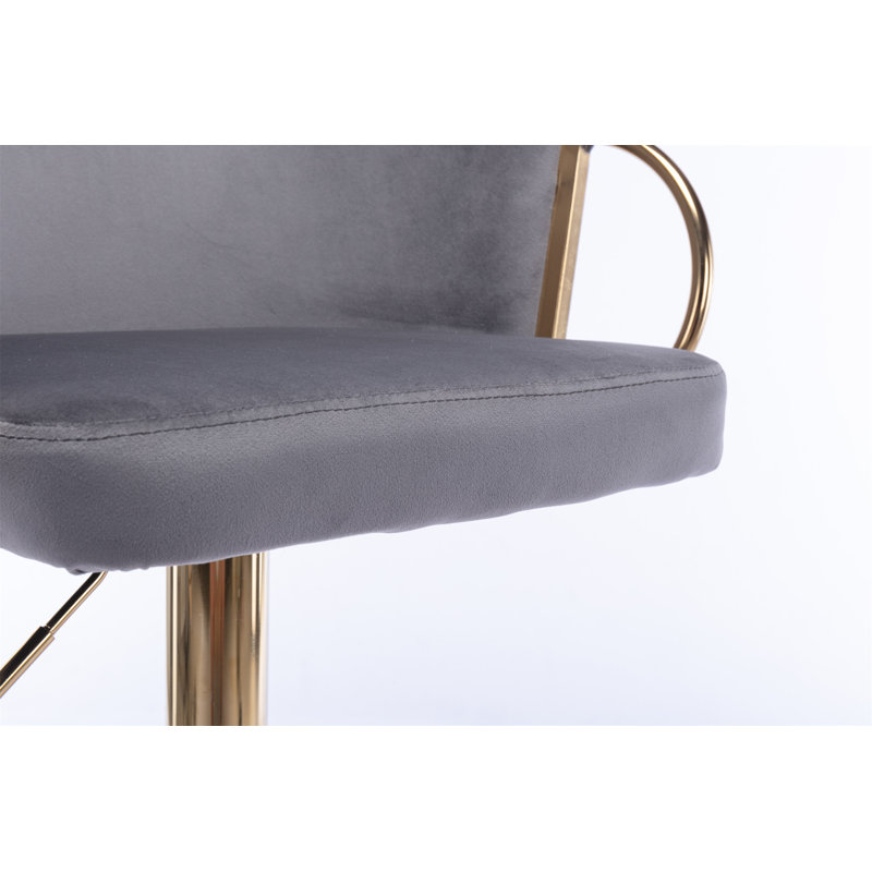 Ensemble de 2 tabourets de bar, Gris
