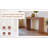 Elegant Natural Wood Grain Bar Table-50 Inches Long, a Practical Choice for Modern Homes.Wood Grain Texture Sticker,Equipped With Two Drawers.Serving As A Bar Table Or A Desk.-845351983