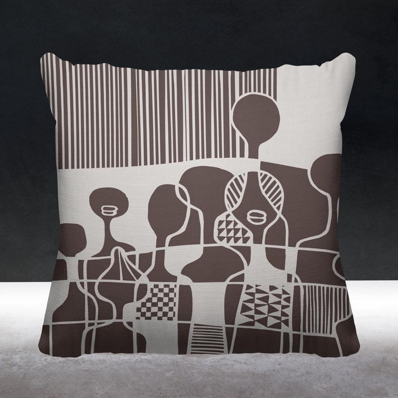 Housse de coussin et insert Ori Oudtoor, L 19 po x H 19 po, Ombre
