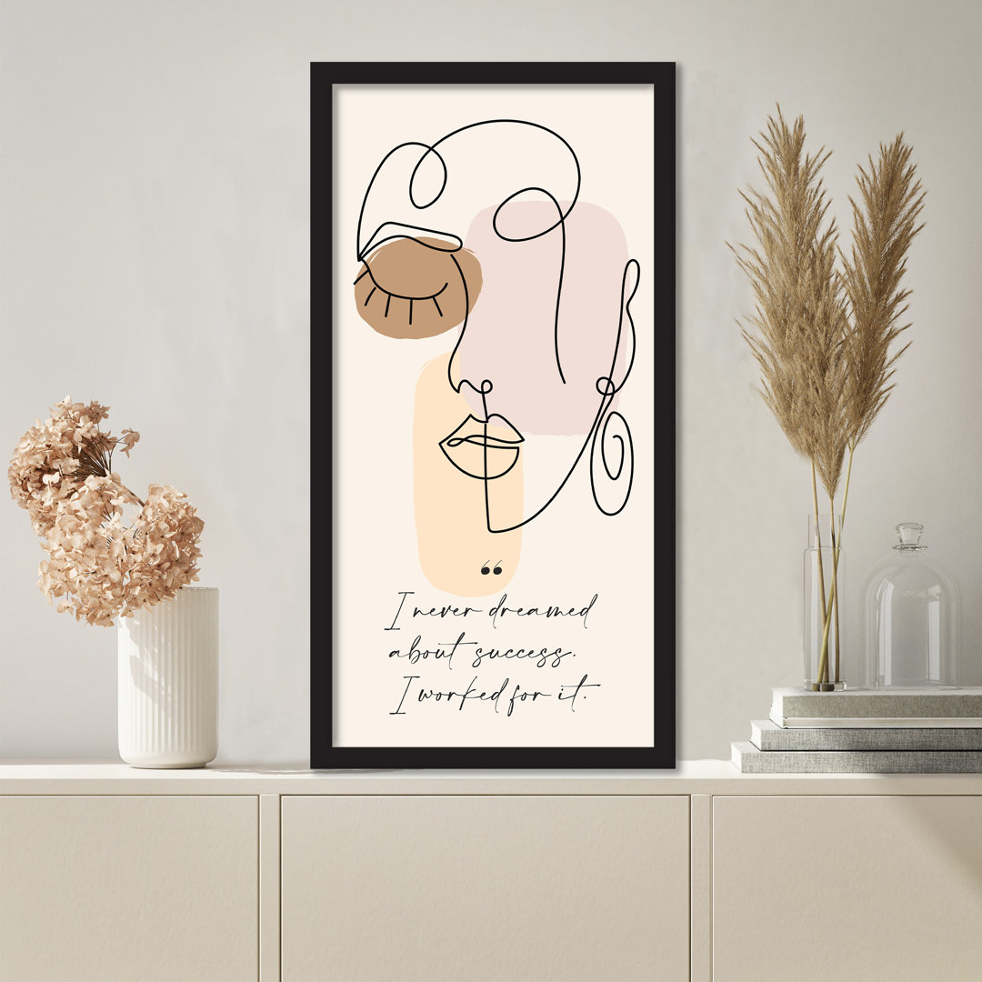 Mur Contour Mur Contour V by Chichi Décor - Picture Frame Panoramic Trinx