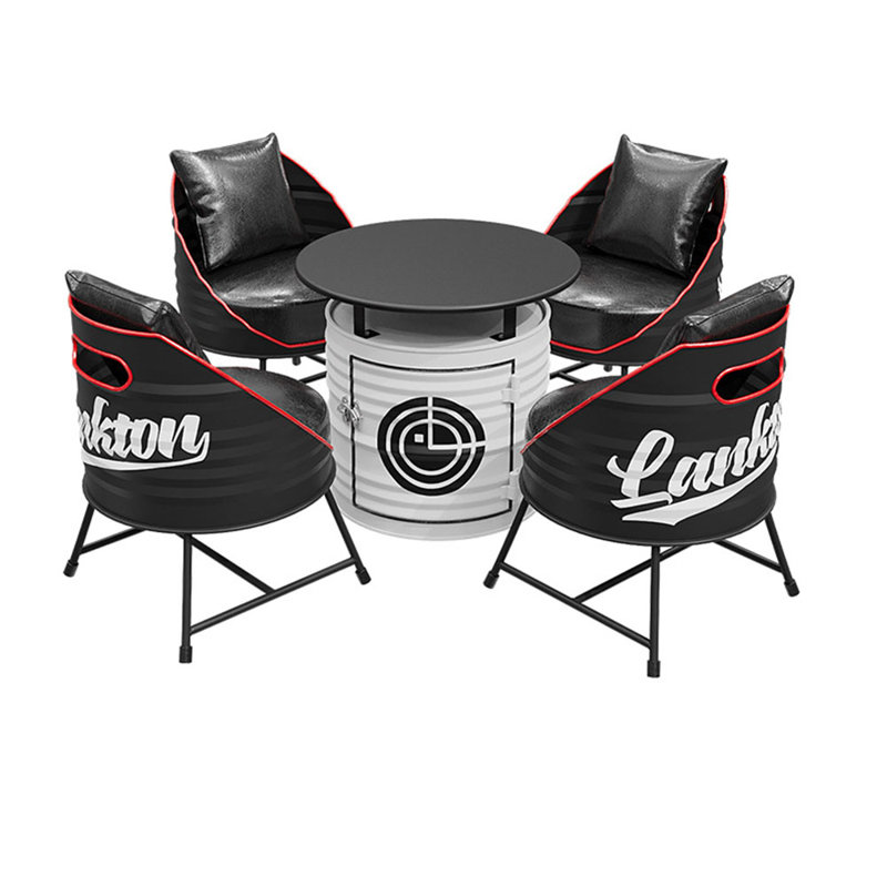 Pedestal Dining Set, 5 Piece Dining Set