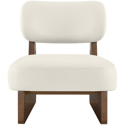 Fauteuil d'appoint en cuir Vetra Lystra