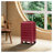 Wine Red 20-Inch ABS Hard Shell Carry-On Luggage with Spinner Wheels