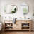Oval Beveled Frameless Bathroom Vanity Mirror Decorative Wall Accent Mirror Diamond Bevel-222688419