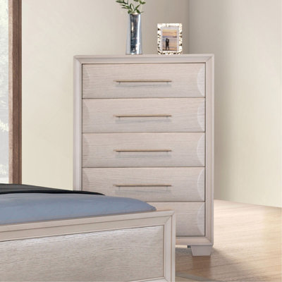 Mobilier de chambre de style transitionnel à queue d'aronde anglaise 1 pièce