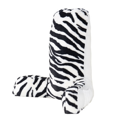 Animal Print Faux Fur Throw Pillow