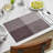 Dafayon Vinyl No Pattern Rectangle Placemat-239677539