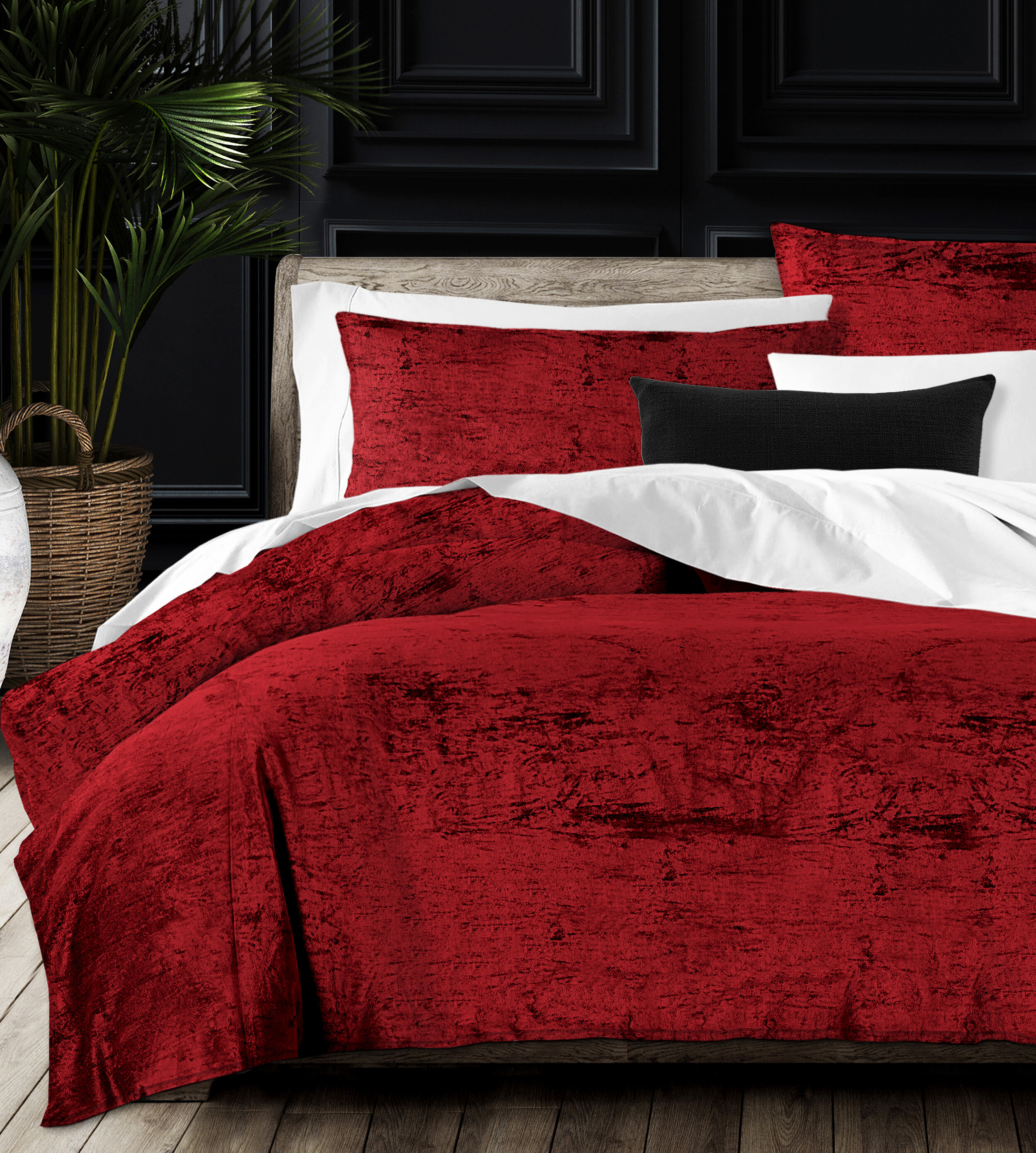 Red 2025 fuzzy comforter