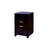 Home Office Desk With Modesty Panel And Detached File Cabinet On Locking Wheels With Two Drawers File Drawer Cubby Shelf Metal Bar Handle Red Cocoa Color