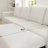 Rafael 2 Seats Fabric Sectional Pull Out Sofa Memory Foam Mudular Sofa For Living Room-366746071