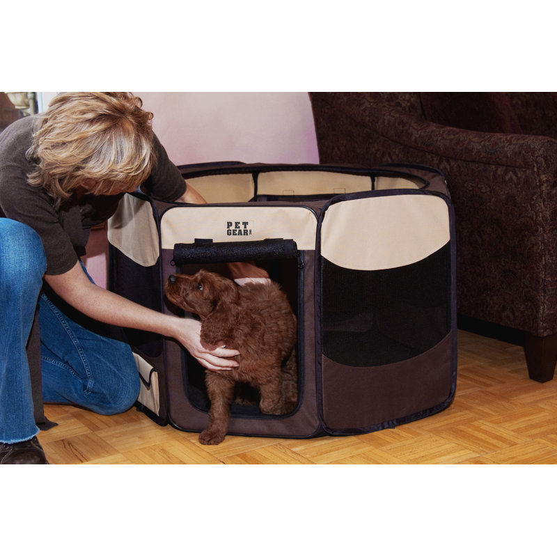 Enclos pour animaux deluxe, Moyen (H 23 po x l 36 po x P 36 po), Sahara