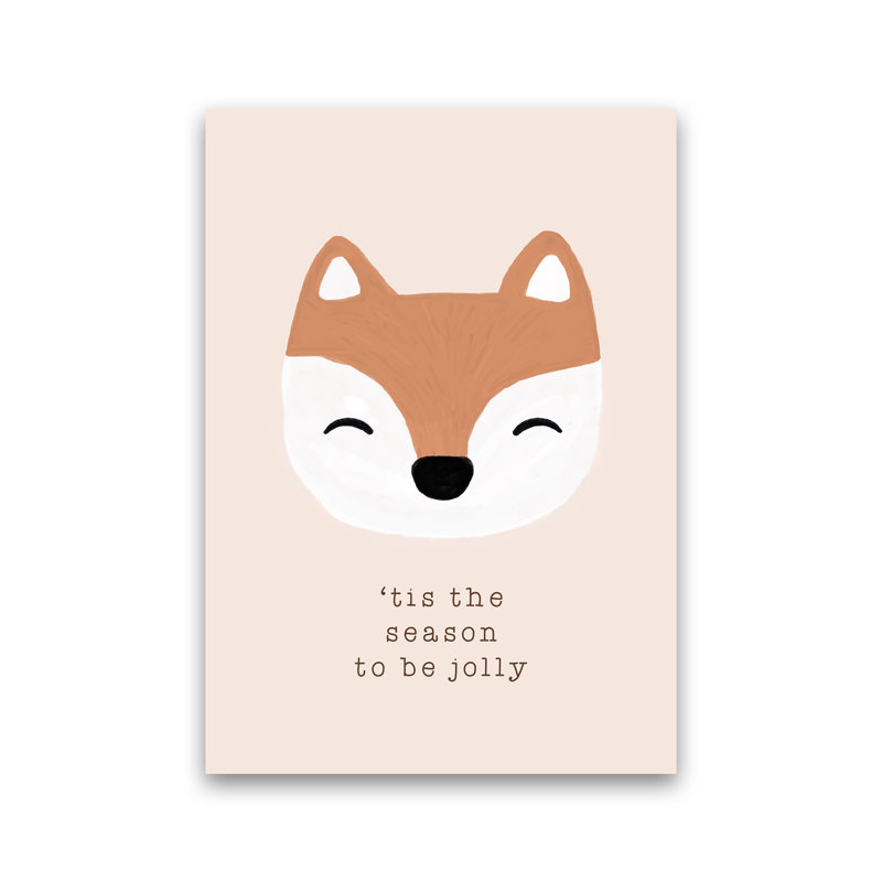 Tis The Season To Be Jolly By Orara - Print, No Framed, 30cm H x 21cm W x 1cm D