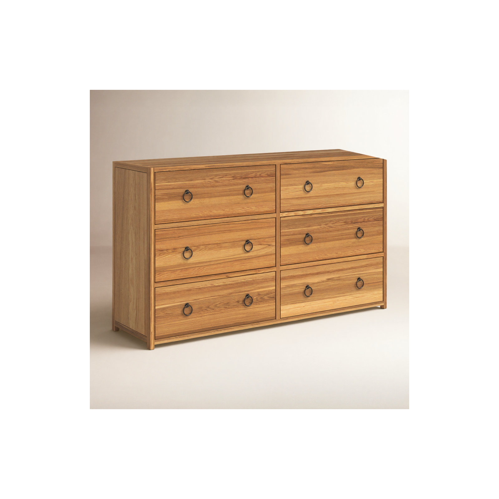 Elin 6 Drawer Dresser, Natural