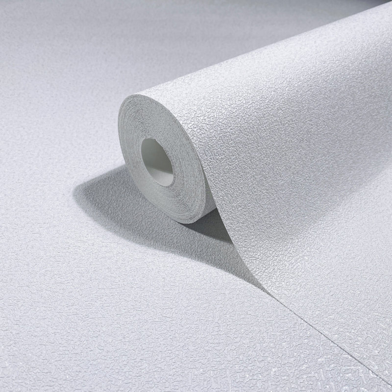Papier peint texturé Eastwind, Blanc cassé / blanc