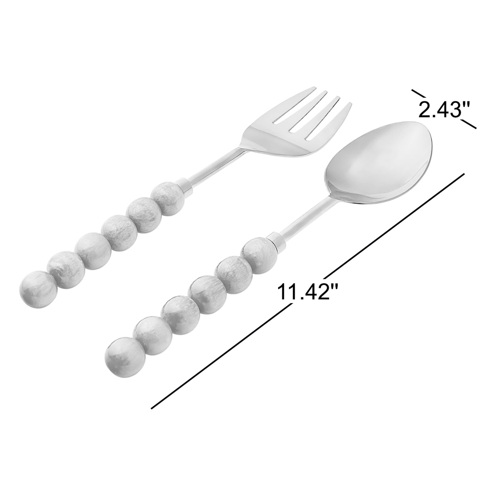Rathlin Salad Servers, Green