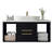 Wall-Mounted Bathroom Vanity With Oval Ceramic Sink-646259045