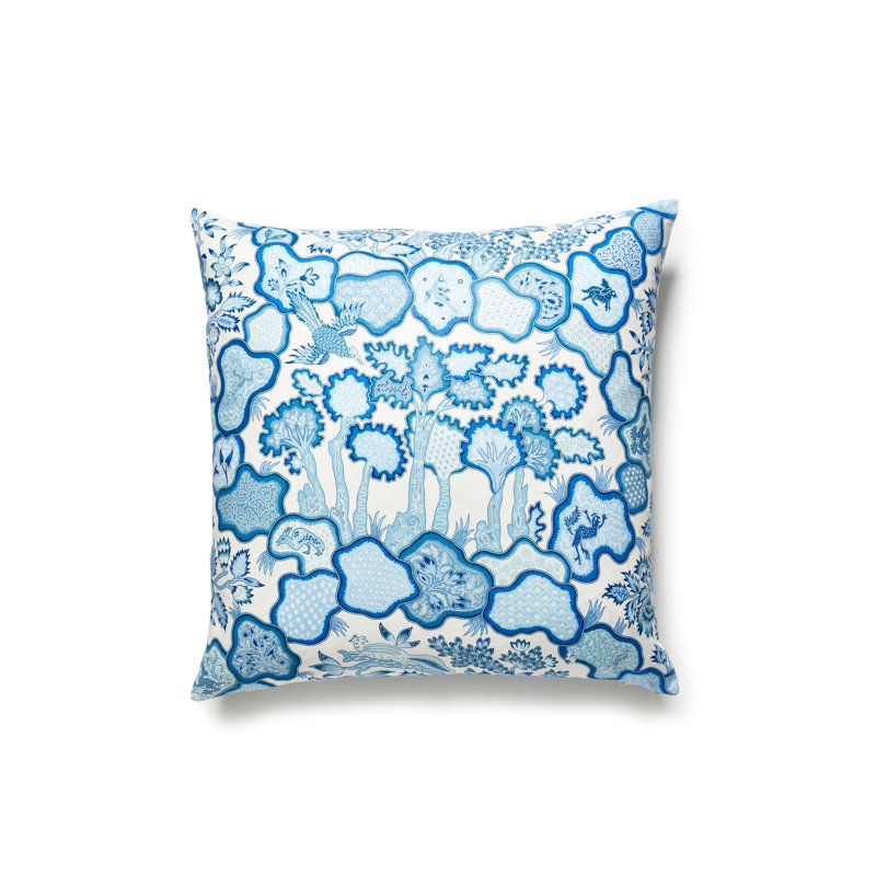 OREILLER ZIBA, Porcelaine bleue