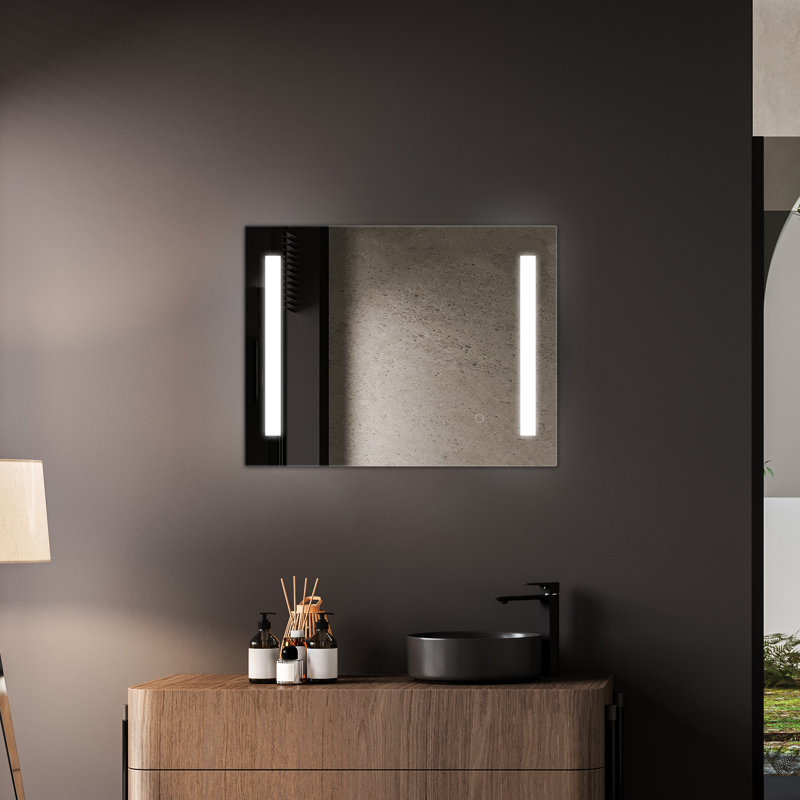 Treviso Led Mirror With Dimmer And Defogger, H 26 po x l 20 po