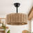 Beauchamp 18.9" W Rattan Caged Ceiling Fan-1579538282
