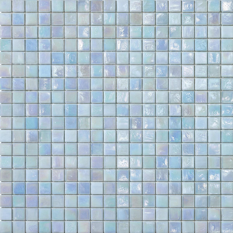 Iris 1 5/8" x 5/8" Iridescent Glass Mosaic