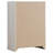 White 5-Piece Slatted Headboard Panel Bedroom Set
