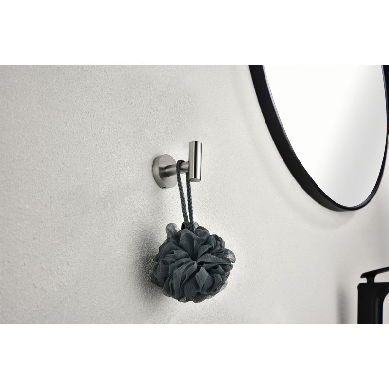 6 Piece Stainless Steel Bathroom Towel Rack Set Wall Mount, Brushed Nickel