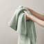 Ensemble de serviettes de bain en jacquard de coton Spa 6 pièces-1131832647