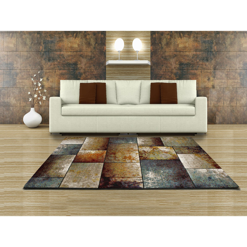 Guajardo Geometric Area Rug, Rectangle 160 x 230cm