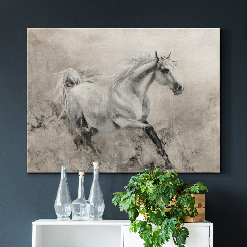 Majestic Stallion I - impression sur toile tendue, H 12 po x l 8 po x P 1 po