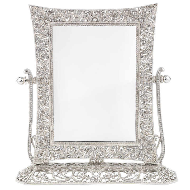 Windsor Flat Metal Mirror, Silver