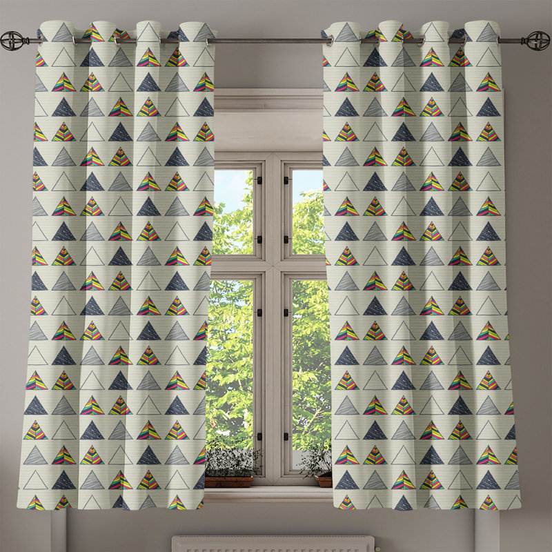 Sateen Blackout Curtains / Drapes Pair, 50" W x 54" L