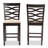 Upholstered Counter Stool with Solid Wood Frame-356188771