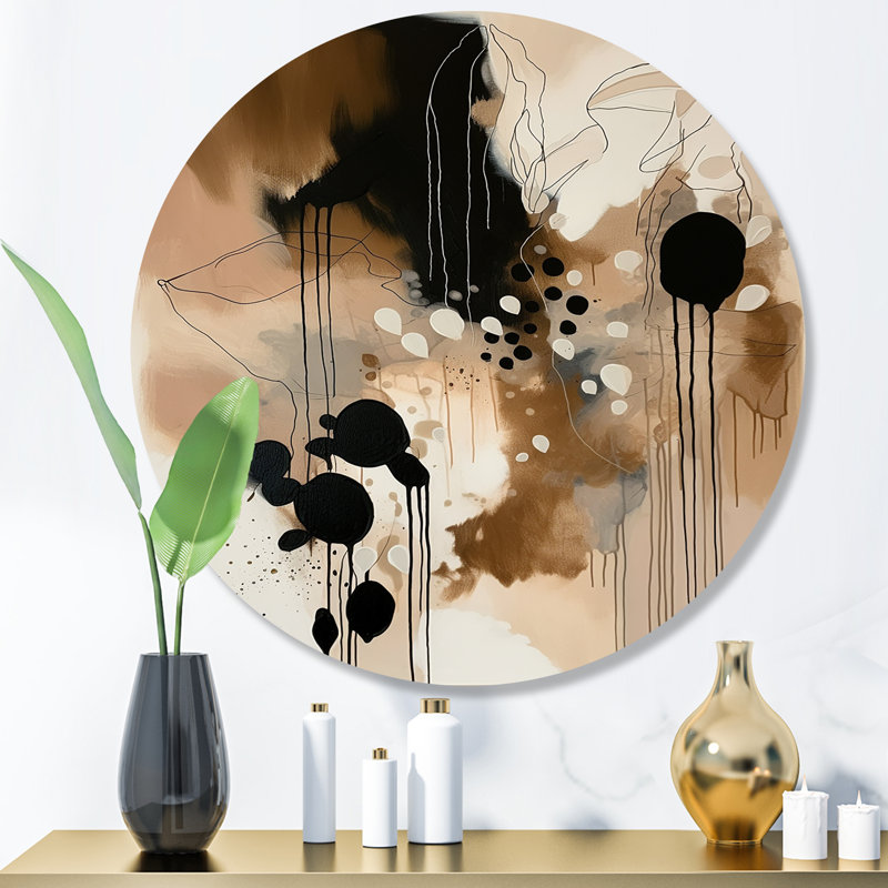 Décoration murale en métal, H 23 po x l 23 po x P 1 po