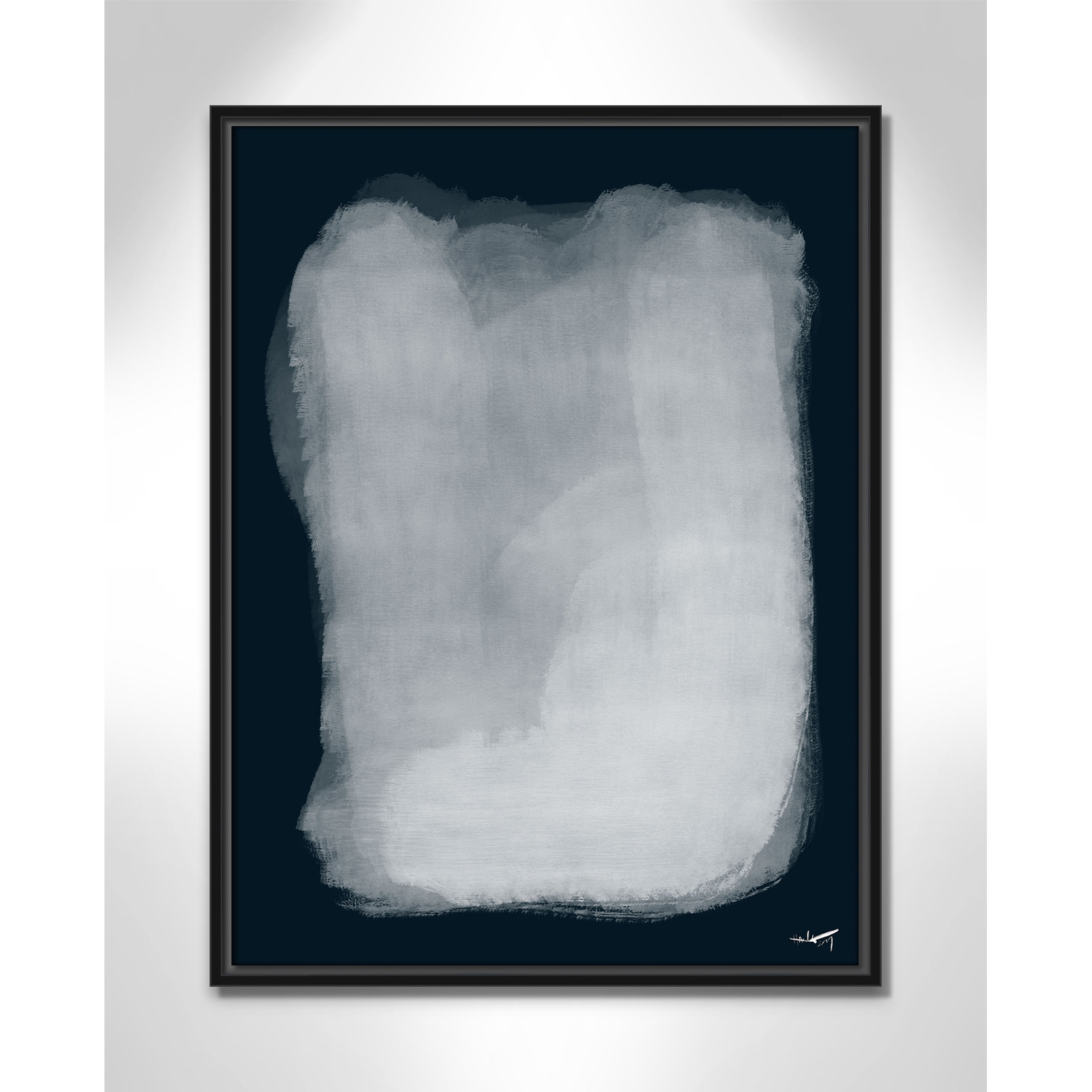 Gelder "Calme 001" Print by N.Atelier, 25.5" H x 19.5" W, Black