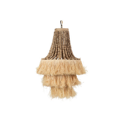 1 - Light Natural Unique/Statement Pendant