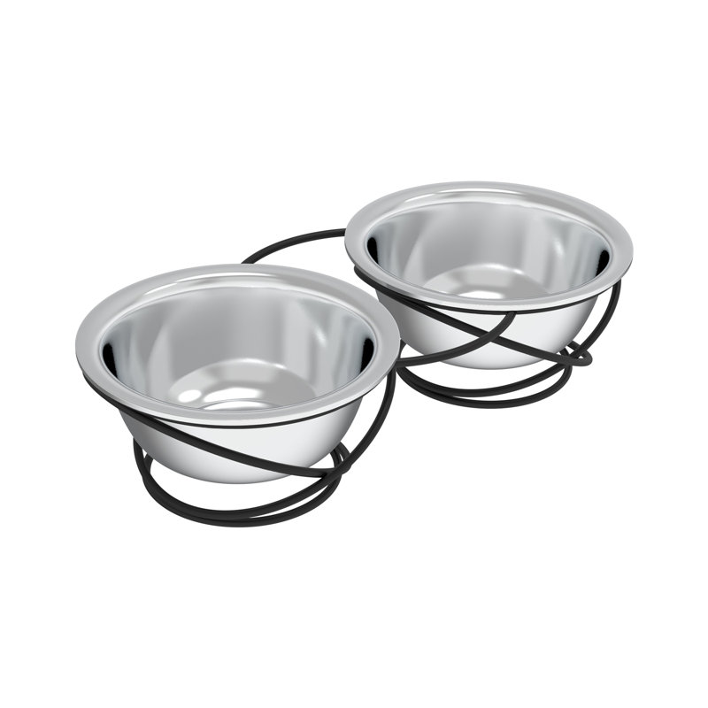 PETMAKER Large Elevated Pet Bowls with Stand